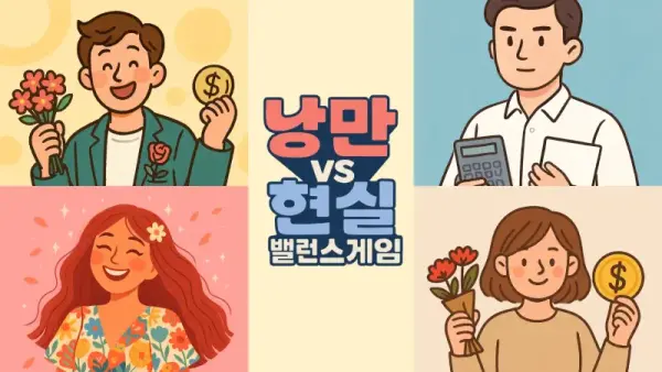 낭만 vs 현실 밸런스게임 